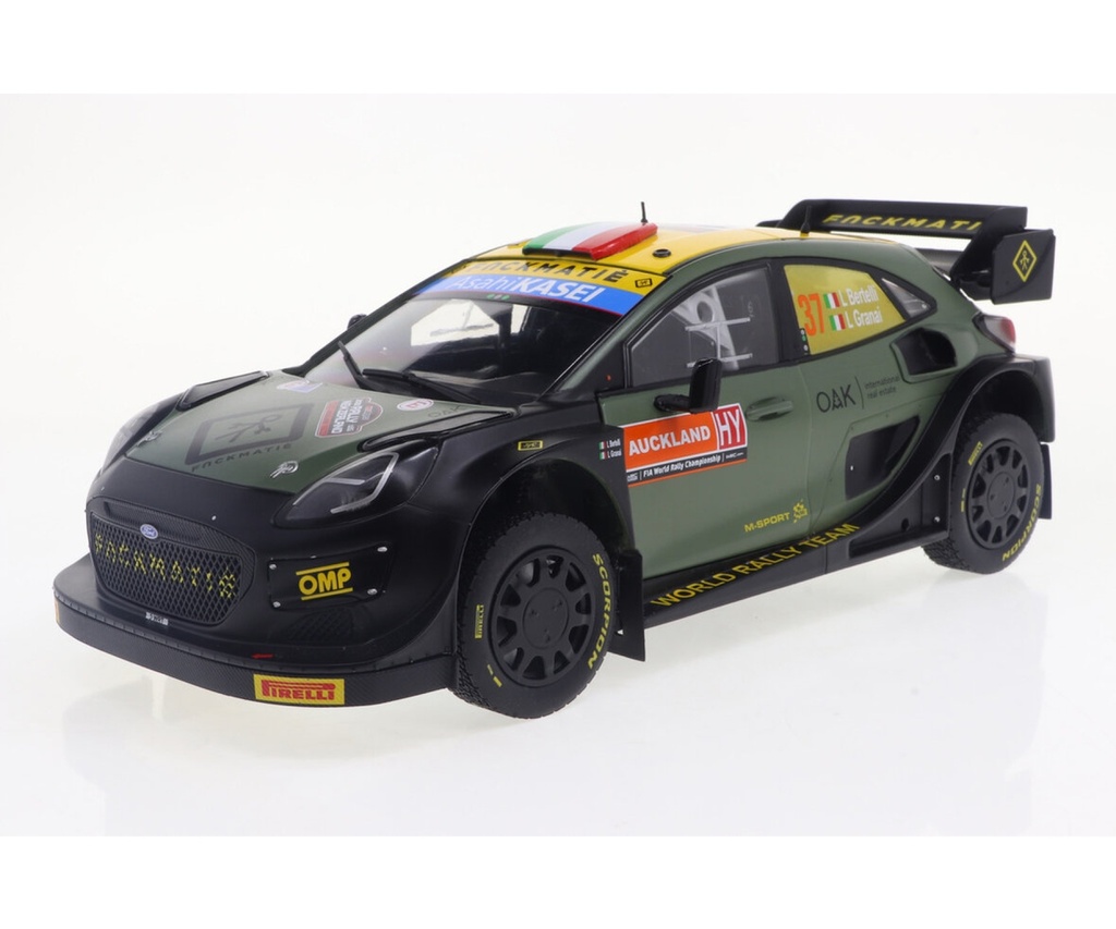 Solido Ford Puma Rally 1 - 2022 - #37 - L.Bertelli /L. Granai black - 1/18
