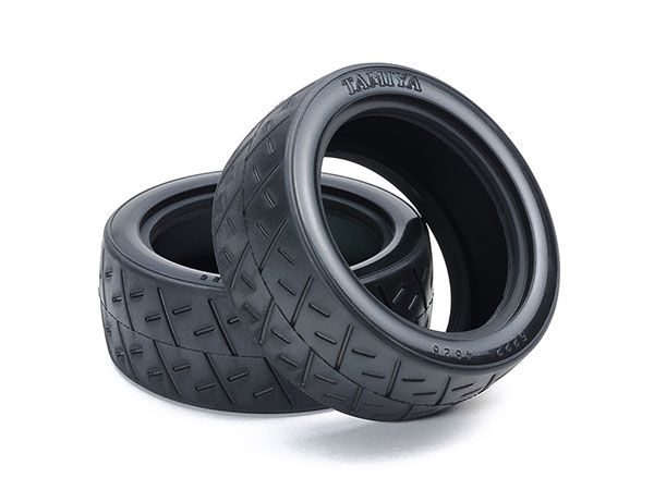 Tamiya - Racing Pneus (2 pièces) - Semi-Slicks TT-01/02