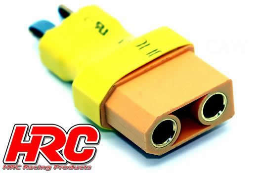 HRC - 9132C - Adaptateur - Compacte - XT90 (f) vers Ultra-T (m)