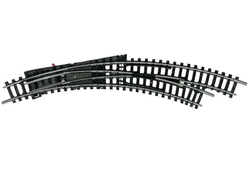 MiniTrix T14951 - Aiguillage gauche R1-R2 - 24° - Longueur 104.2 mm - "N"