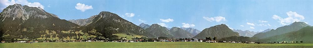 Faller 180516 - Décor Ferroviaire Modèle réduit d'Oberstdorf - 290 X 45 cm