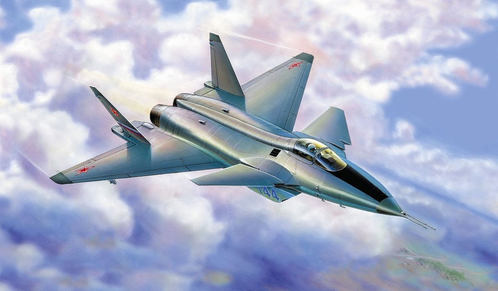 Zvezda 7252 - Mig-1.44 "RR" - 80 pièces - 30.7 cm longueur - 1/72