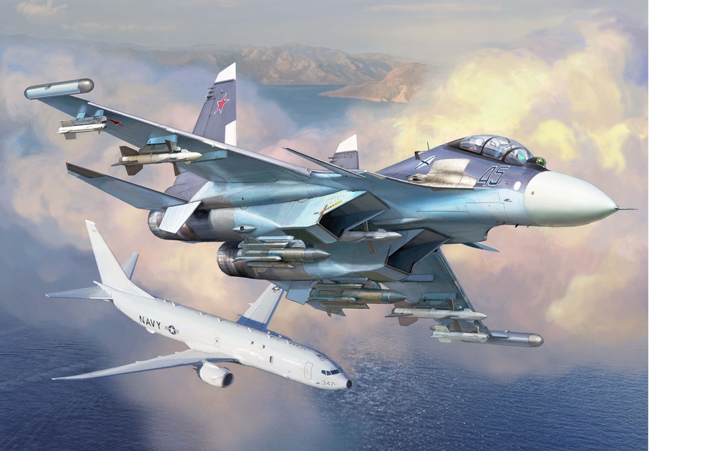 Zvezda 7314 - Su-30SM "Flanker C"- 385 pièces - 31.4 cm longueur - 1/72