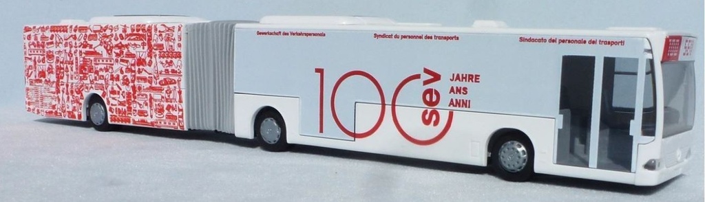 Rietze 67058 - Mercedes-Benz Citaro G '98 - "100 ans SEV" (CH) - 1/87