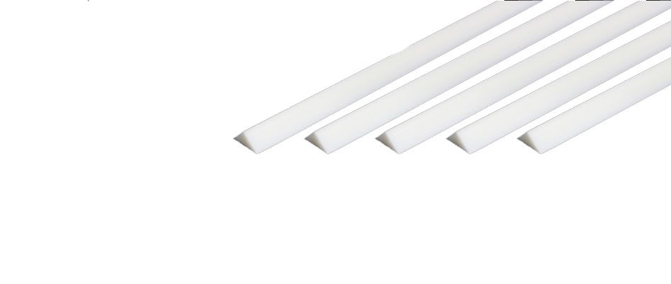 Tamiya 70117-300 - Plastique - Profilé triangulaire 3 mm Triangle - 40 cm long (8 pièces)
