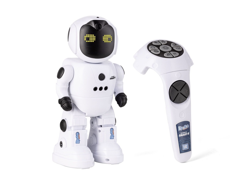 Revell - Smart-R - Robot radiocommandé - Avec lumières, son, batterie Li-Ion - Hauteur 26.3cm