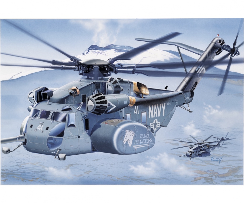 Italeri 1065 - Hélicoptère anti mine MH-53 E Sea Dragon - 1/72