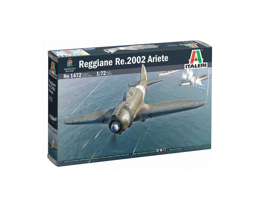 Italeri 1472 - Avion Reggiane Re.2002 Ariete - 1/72