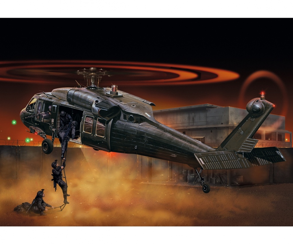 Italeri 2706 - Hélicoptère UH-60A Black Hawk Night Raid - 1/48