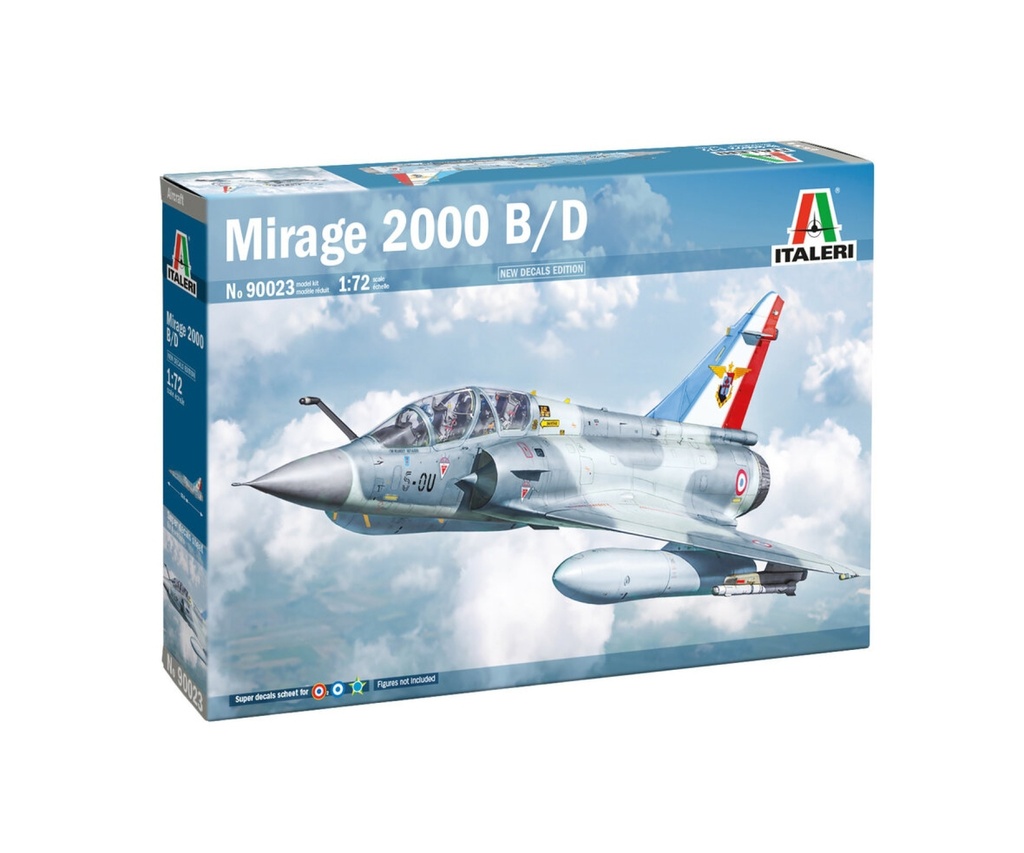 Italeri 90023 - Avion Mirage 2000 D - 1/72