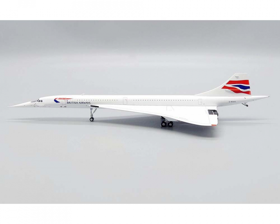 JC Wings - Concorde British Airways - G-BOAG - Avec support de présentation - 1/200