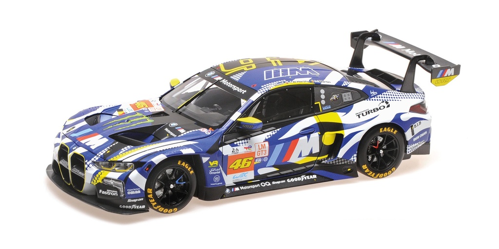 Minichamps - BMW M4 GT3 - Team WRT - #46 - Valentino Rossi/AI Harthy/Maxime Martin - 24H Le Mans 2024 - 1/43