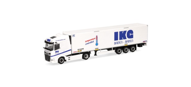 Herpa 959018 - Semi-remorque frigorifique DAF XG -"IKG Spedition" - CH - 1/87