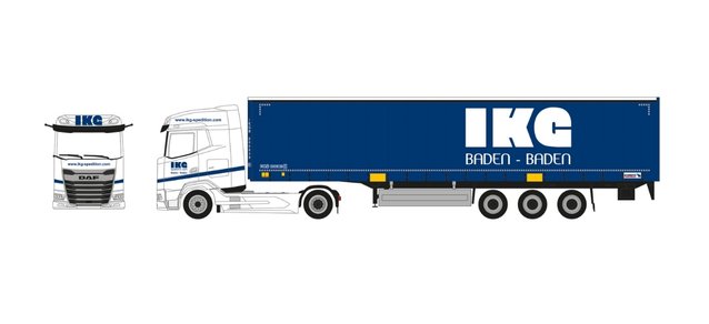 Herpa 959001 - Semi-remorque frigorifique DAF XG -"IKG Spedition" - CH - 1/87
