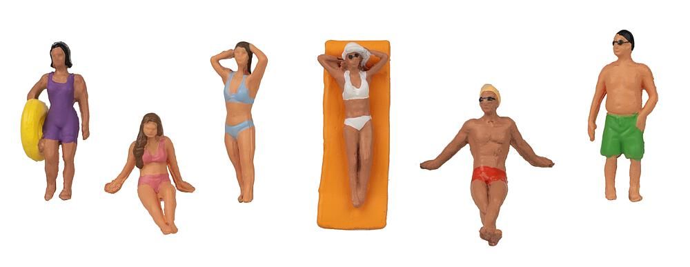 Faller 151688 - A la plage (6 personnages) - HO