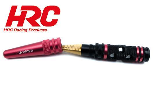 HRC - 4005T2 - Alésoir pour carrosseries en lexan - Avec échelle et couvercle de protection - 1-14mm
