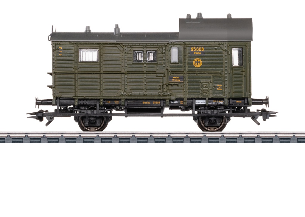Märklin 46987 - Fourgon à bagages pour trains de marchandises Pwg Pr 14 - DRG - HO