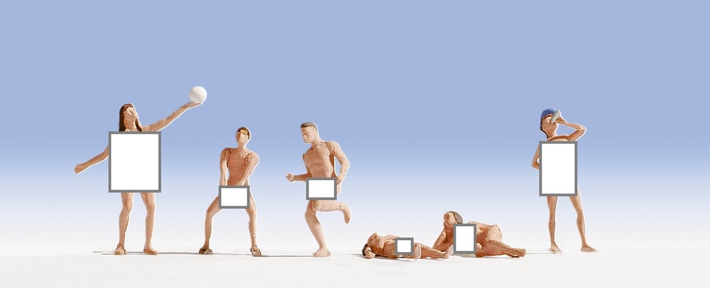 Noch 15844 - Nudistes (6 personnes) - HO