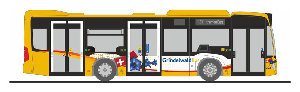 Rietze 67973 - Mercedes-Benz Citaro K 12 - Grindelwald (CH) - 1/87