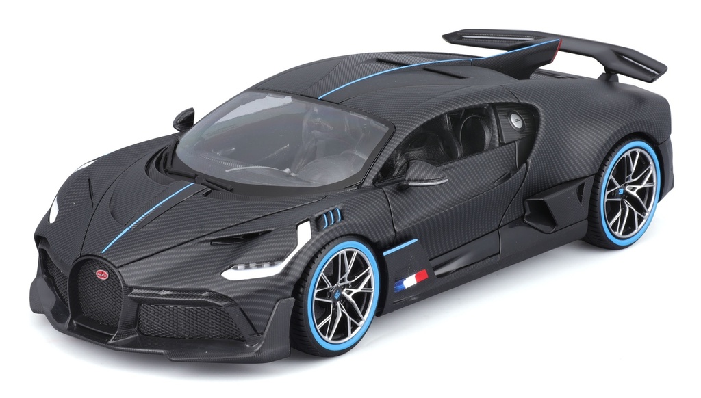 Burago - Bugatti Divo - 50e anniversaire - noir/carbone - 1/18