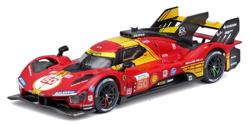Burago - Ferrari 499P - #50 - Champion 24 Heures du Mans 2024 - 1/43