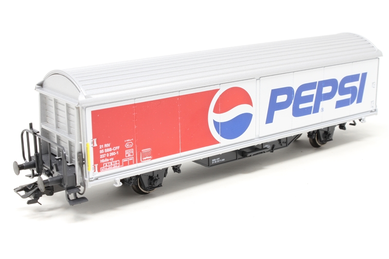 Märklin 84735.12 - Wagon à parois coulissantes Hbis "Pepsi" - SBB-CFF - HO