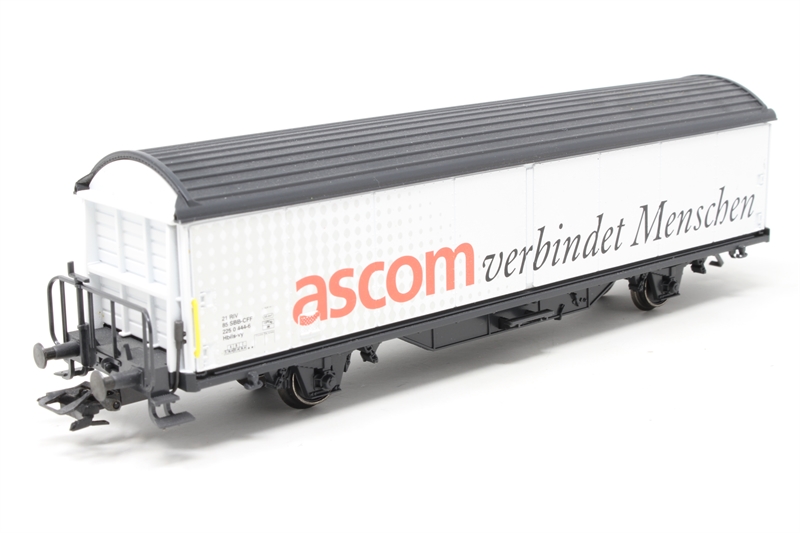 Märklin 4735,901 - Wagon à parois coulissantes Hbis "Ascom" - SBB-CFF - HO