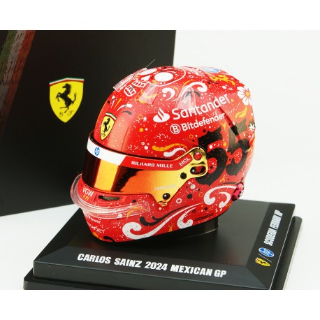 Looksmart - Casque Carlos Sainz - #55 - F1 Ferrari - Mexican GP 2024 - 1/5