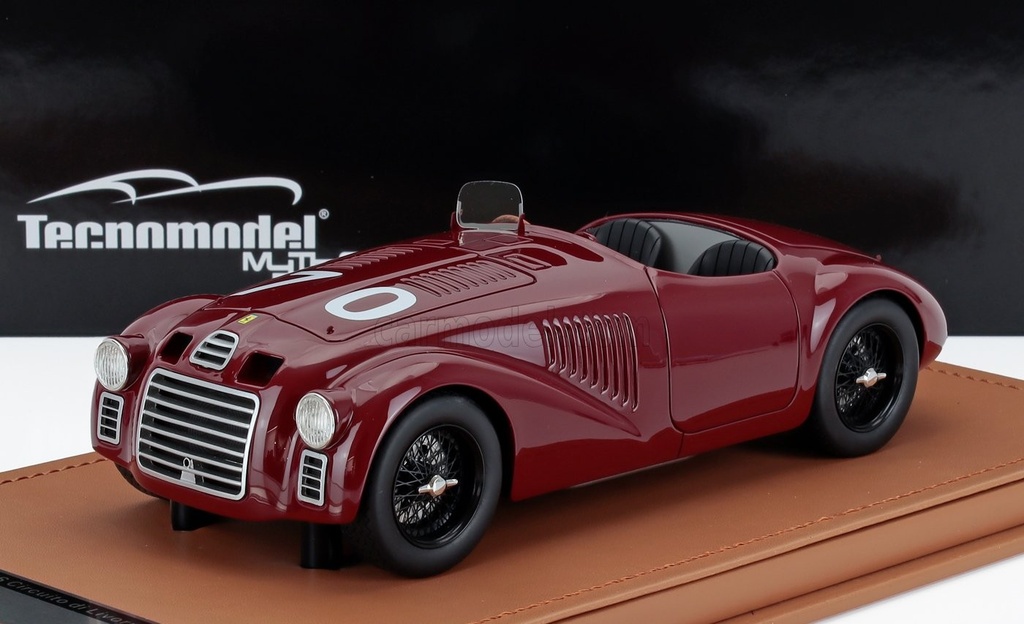Tecnomodel Mythos - Ferrari 125S - Circuit de Livorno 1947 -  #70 - Tazio  Nuvolari - 1/18 - Limited Edition 55 pces