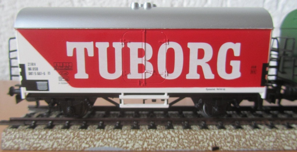 Märklin 4536 - Wagon couvert réfrigérant à 2 essieux - "Tuborg" - DSB - HO