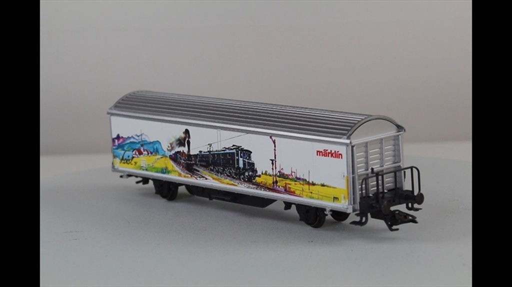 Märklin 4735,918 - Wagon couvert Hbils «Loisl 1.» - SBB-CFF - HO