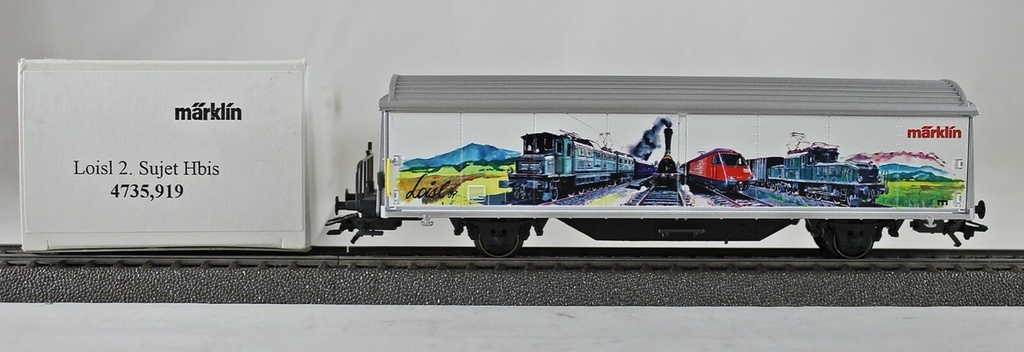 Märklin 4735,919 - Wagon couvert Hbils «Loisl 2.» - SBB-CFF - HO