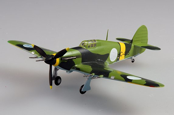 Easy Model - Hawker Hurricane MKII - Finland 1942 - Avec support de présentation - 1/72 - (Occasion vérifiée)