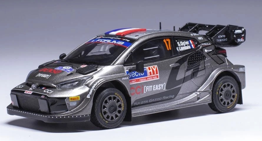 IXO - Toyota GR Yaris Rally1 Hybird - #17 - Ogier / Landais - Winner Rallye Finland 2024 - 1/43