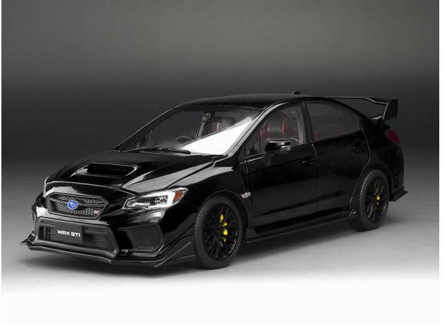 Sun Star -  Subaru WRX STi 2018 - Customised Version - Crystal Black Silica - 1/18