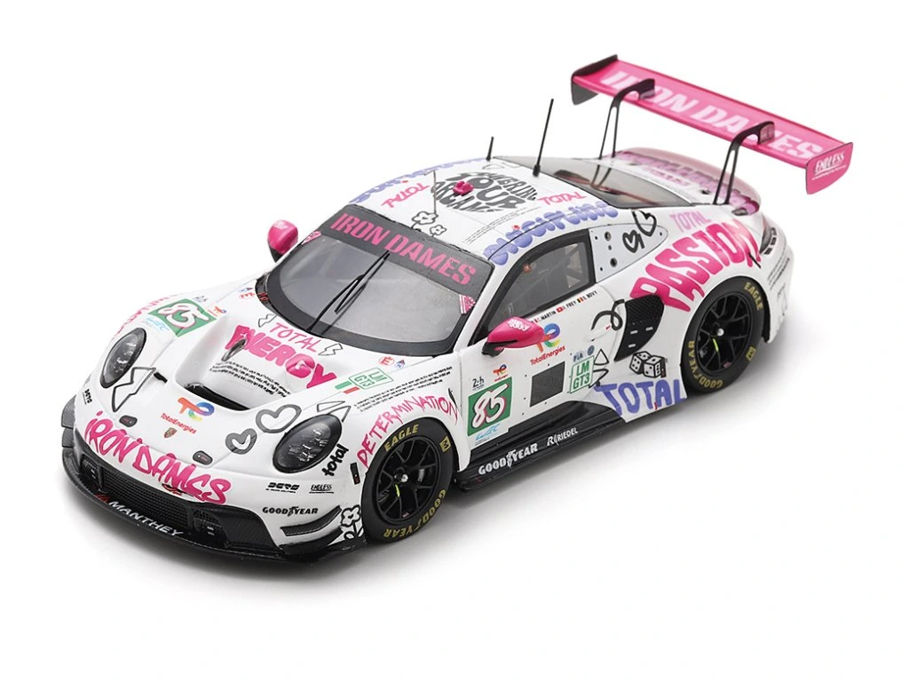 Spark - Porsche 911 GT3 R LMGT3 - #85 - Martin / Bovy / Frey - Team Iron Dames - 24h LeMans 2025 - 1/43