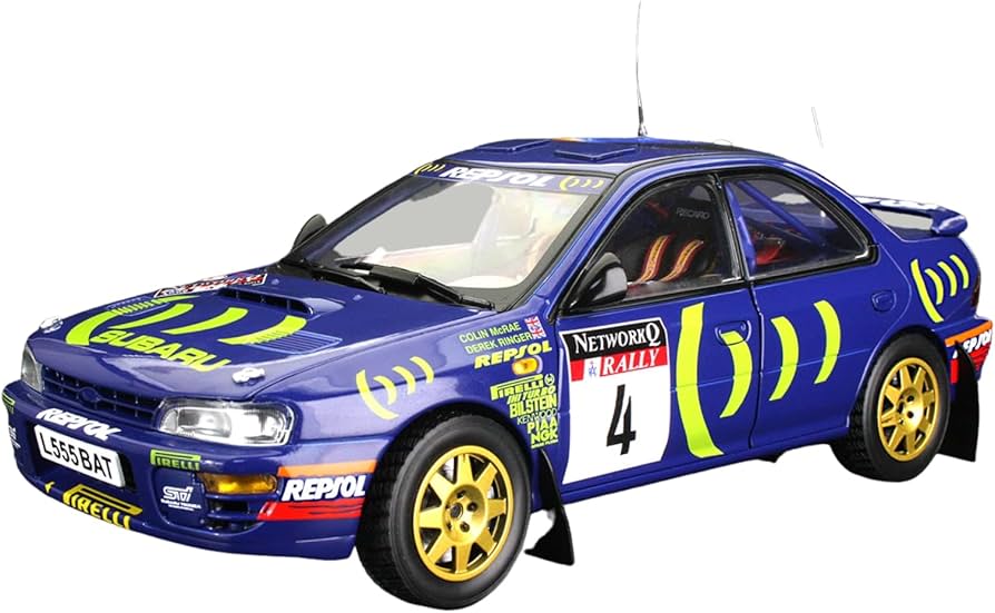 Sun Star - Subaru Impreza "555" - Rallye RAC '95 - #4 - C. McRae/D. Ringer - 1/18 - Edition limitée à 999 pièces