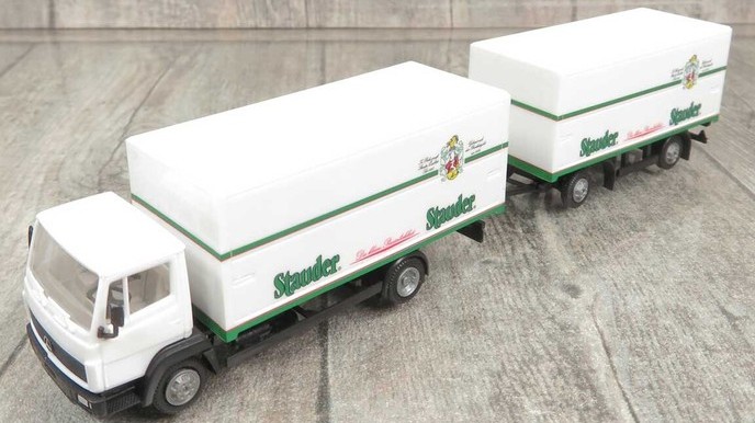 Herpa 143561 - Camion-remorque Mercedes-Benz - "Stauder" - 1/87