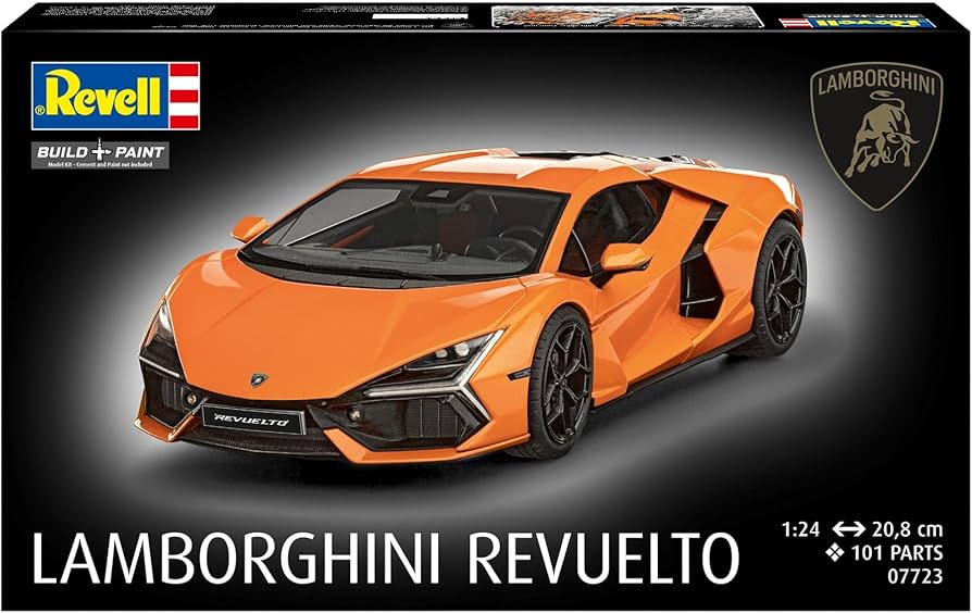 Revell - Lamborghini Revuelto - 20.8 cm long - 101 pièces - 1/24