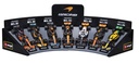 Burago - Lot de présentation de 7 Formule 1 McLaren - 2022 à 2024 - (avec présentoir) 1/43