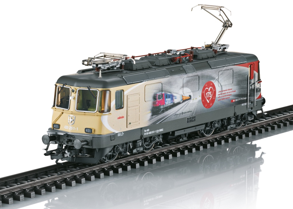 Märklin 37875 - Locomotive Electrique Re 420 - "175 ans CFF" (Occasion vérifiée état de neuf)