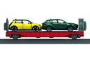 Märklin 44125 - Wagon porte-automobiles - Avec 2 voitures - My World - HO