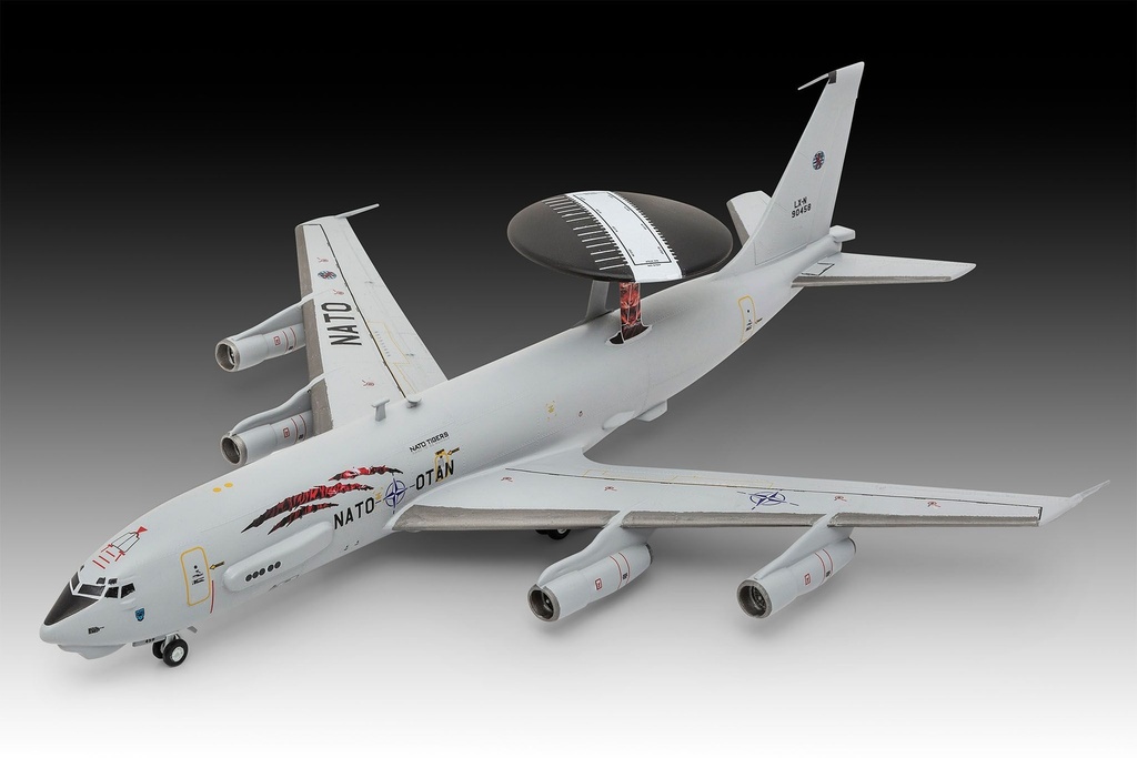 Revell 3794 - Boeing E-3A - 31.4 cm long - 77 pièces - 1/144