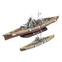 Revell 05637 - Gift Set The Legendary Bismarck - 1/700 et 1/1200 - 35.9 et 20 cm long