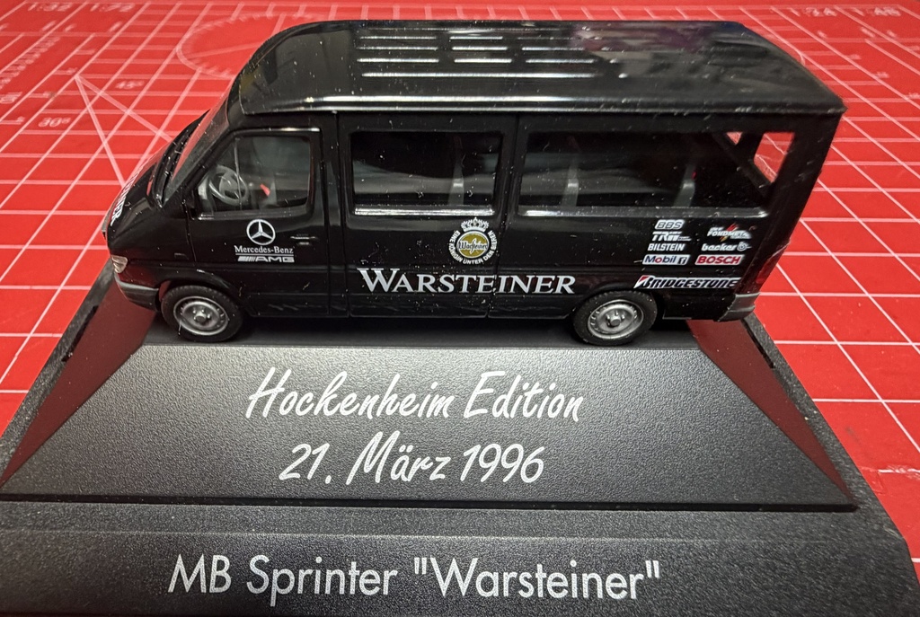 Herpa - Mercedes-Benz Sprinter "Warsteiner" - 21 März 1996 - 1/87 - HO