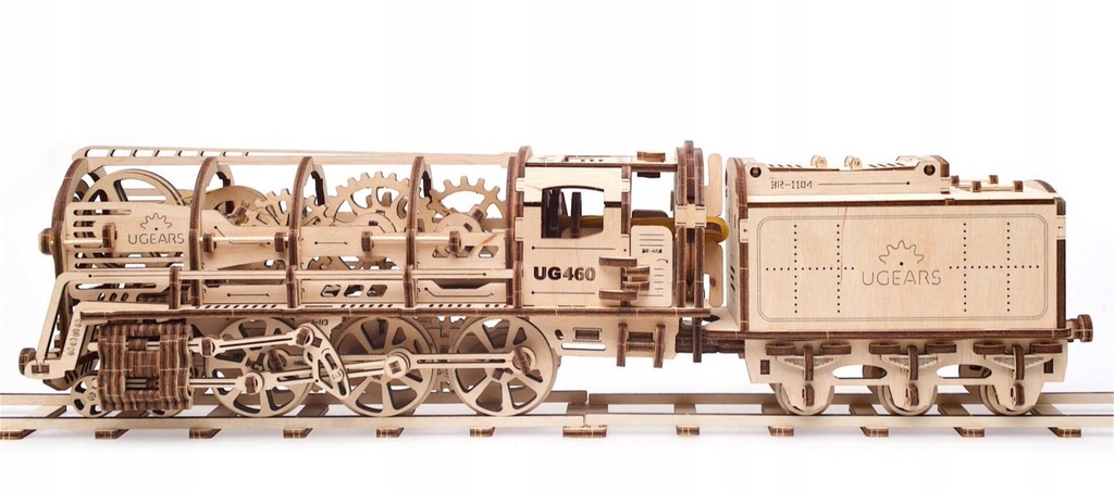 Ugears Locomotive avec tender (443 pièces)