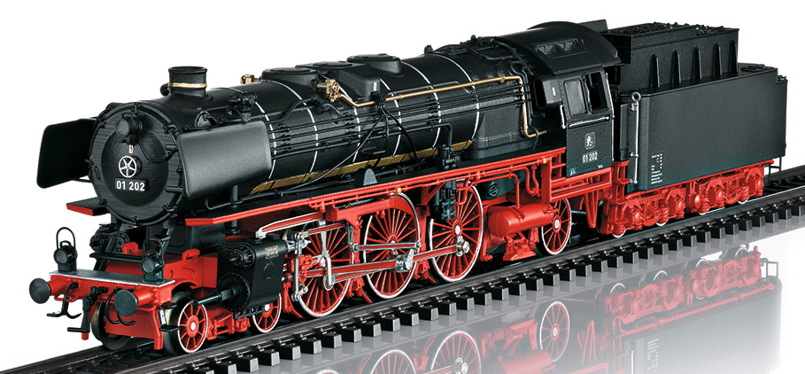 Märklin 39005 - Locomotive vapeur avec tender mfx DCC sound - BR 01 202