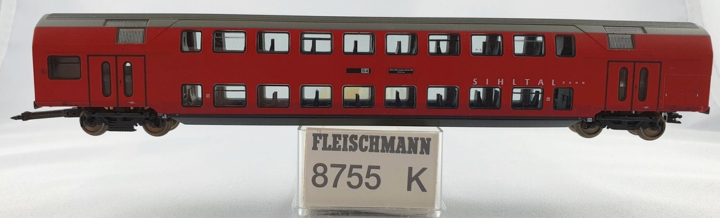 Fleischmann 8755 Wagon 2 étages Sihtal Bahn "N"