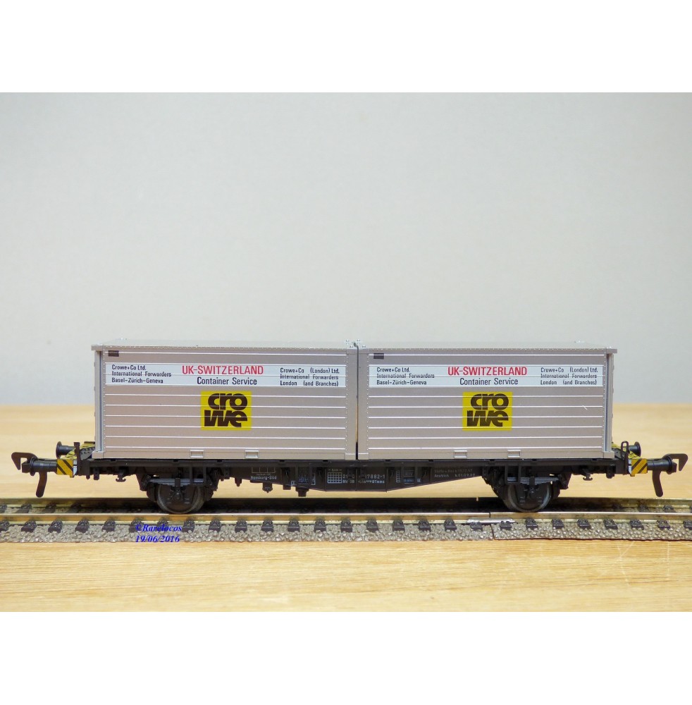 Fleischmann 5235 Wagon Container Crowe HO