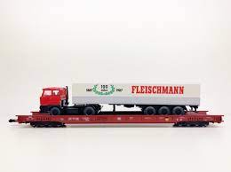 Fleischmann 5274 - Wagon transport camion Fleischmann - HO